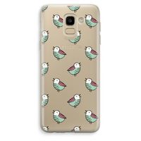 Vogeltjes: Samsung Galaxy J6 (2018) Transparant Hoesje