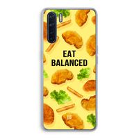 Eat Balanced: Oppo A91 Transparant Hoesje
