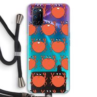 Krab: Oppo A72 Transparant Hoesje met koord