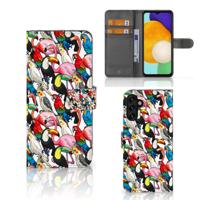 Samsung Galaxy A04s | Samsung Galaxy A13 5G | Telefoonhoesje | Met pasjeshouder | Birds