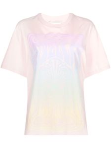 Stella McCartney t-shirt à imprimé graphique - Rose