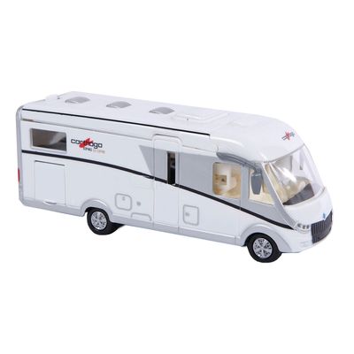 Kids Globe die-cast carthago camper met licht, 16cm