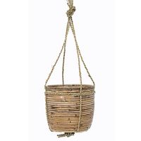 Hangpot Streep Grey - 18x16 cm Van der Leeden - Van der leeden