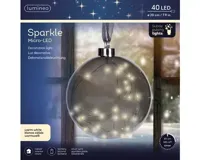 Lumineo microled bal 20cm grijs/warm wit