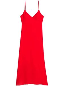 AMI Paris robe-nuisette en coton - Rouge