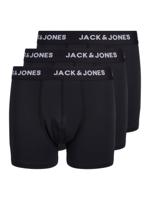 Jack & Jones Junior Jack & Jones Junior Boxershorts Jongens Microfiber JACBASE 3-Pack Zwart - thumbnail