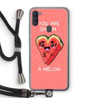 One In A Melon: Samsung Galaxy A11 Transparant Hoesje met koord One In A Melon: Samsung Galaxy A11 Transparant Hoesje met koord