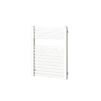 Plieger Designradiator Roma M 80,5 x 60 cm 458 Watt Middenaansluiting Wit Structuur - thumbnail