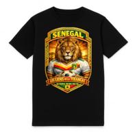FC ELEVEN - Senegal Les Lions de la Teranga Heavy T-Shirt - Zwart