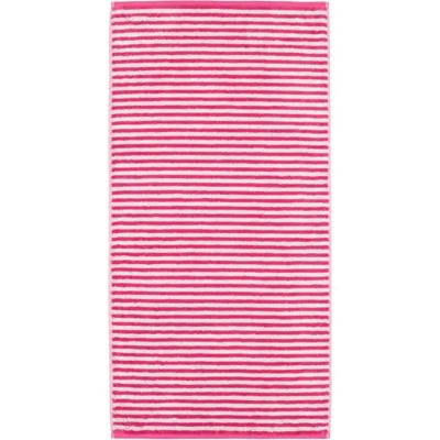 Cawö Cawo Campus Ringel Douchelaken 70x140 pink