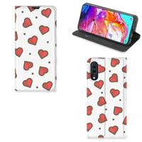 Samsung Galaxy A70 | Hoesje met Magneet | Hearts