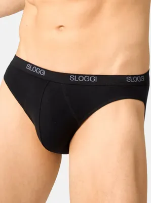 Basic Mini Heren slip - Lage heren onderbroek katoen - Elastische band