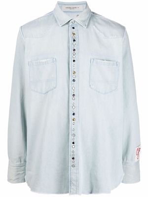 Golden Goose chemise délavée en jean Golden Collection - Bleu