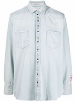 Golden Goose chemise délavée en jean Golden Collection - Bleu