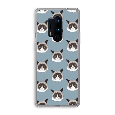 It's a Purrr Case: OnePlus 8 Pro Transparant Hoesje