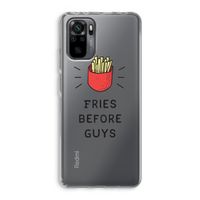Fries before guys: Xiaomi Redmi Note 10 Pro Transparant Hoesje