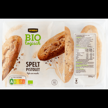 Jumbo Βiologisch Spelt Pistolet 4 Stuks