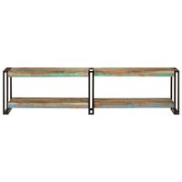 The Living Store Tv-kast - Massief gerecycled hout - Metalen frame - 160 x 30 x 40 cm - thumbnail