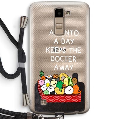 Bento a day: LG K10 (2016) Transparant Hoesje met koord