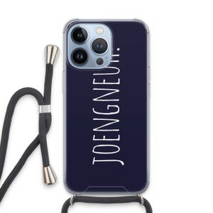 Joengneuh!: iPhone 13 Pro Transparant Hoesje met koord
