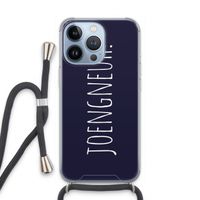 Joengneuh!: iPhone 13 Pro Transparant Hoesje met koord