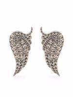 Zadig&Voltaire boucles d'oreilles ornées de cristaux - Gris