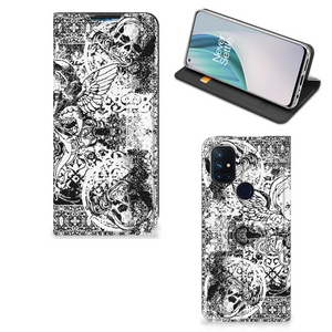 Mobiel BookCase OnePlus Nord N10 5G Skulls Angel