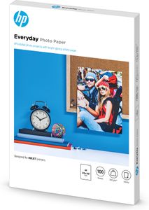 HP Everyday glanzend fotopapier, 100 vel, A4/210 x 297 mm