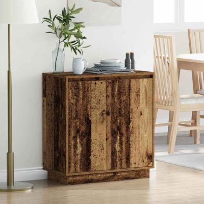 Dressoir met plank Oud Hout 71 x 34,5 x 75 cm Bewerkt hout