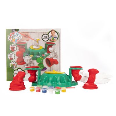 Sambro Gips gieten & schilderen station 3d dino&apos;s