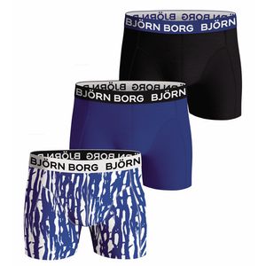 Bjorn Borg Boxershorts Essentials 3-pack blauw-zwart