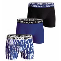 Bjorn Borg Boxershorts Essentials 3-pack blauw-zwart