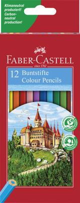 Faber Castell Kleurpotloden zeskantig in kartonnen