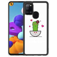 Samsung Galaxy A21s | Bumper Hoesje | Cactus Glad