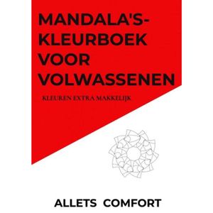 Mandala's-kleurboek voor volwassenen-Kleuren extra makkelijk-A5 Mini- Allets Comfort - (ISBN:9789464057157)