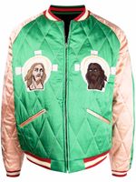 SAINT MXXXXXX veste bomber à slogan brodé - Vert