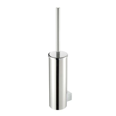 Geesa Nexx Toiletborstel met houder Chroom (zwarte borstelkop) 917510-06