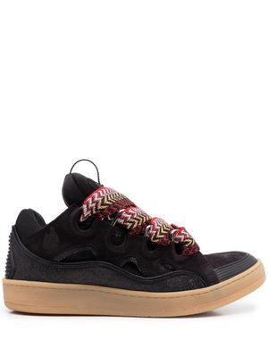 Lanvin baskets Curb à lacets - Noir