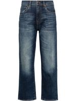 7 For All Mankind jean droit à taille haute - Bleu