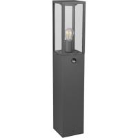 LED Tuinverlichting Buitenlamp - Antraciet Aluminium met E27 Fitting en Bewegingssensor. IP44
