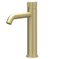 IVY Tribe Wastafelkraan - Model M - Geborsteld RVS 316 Mat Goud PVD