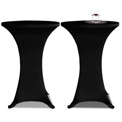 Statafelhoes Stretch 70cm Zwart (2 stuks)