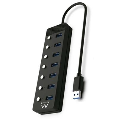USB-HUB Ewent EW1147 Zwart