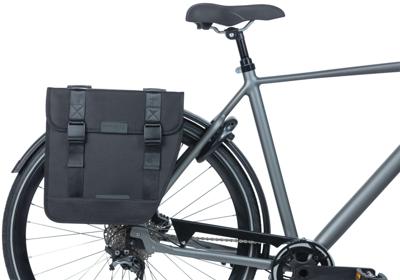 Dubbele fietstas Basil Tour Double 28 liter 34 x 14 x 34 cm - zwart