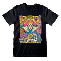 T-Shirt met Korte Mouwen Disney Rotten to the Core Zwart Unisex - Maat: L