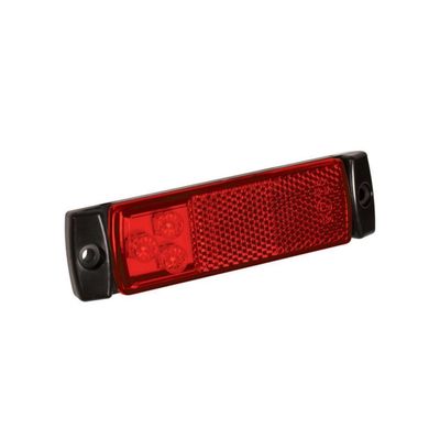 Pro+ Markeringslamp 12/24V rood 126x30mm LED Pro+ Markeringslamp 12/24V rood 126x30mm LED