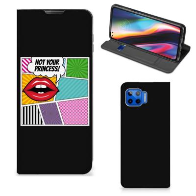 Motorola Moto G 5G Plus Hippe | Standcase | Popart Princess Motorola Moto G 5G Plus Hippe | Standcase | Popart Princess