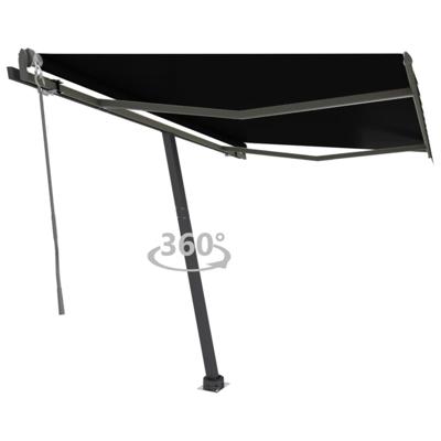 Luifel vrijstaand automatisch 300x250 cm antracietkleurig