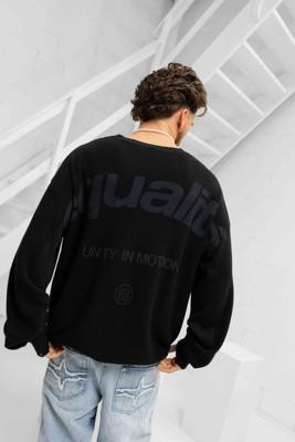 Equalité Noor Knit Sweater Heren Zwart - Maat S - Kleur: Zwart | Soccerfanshop