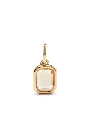 We by WHITEbIRD pendentif Dancing Drop en or 18ct serti de citrine